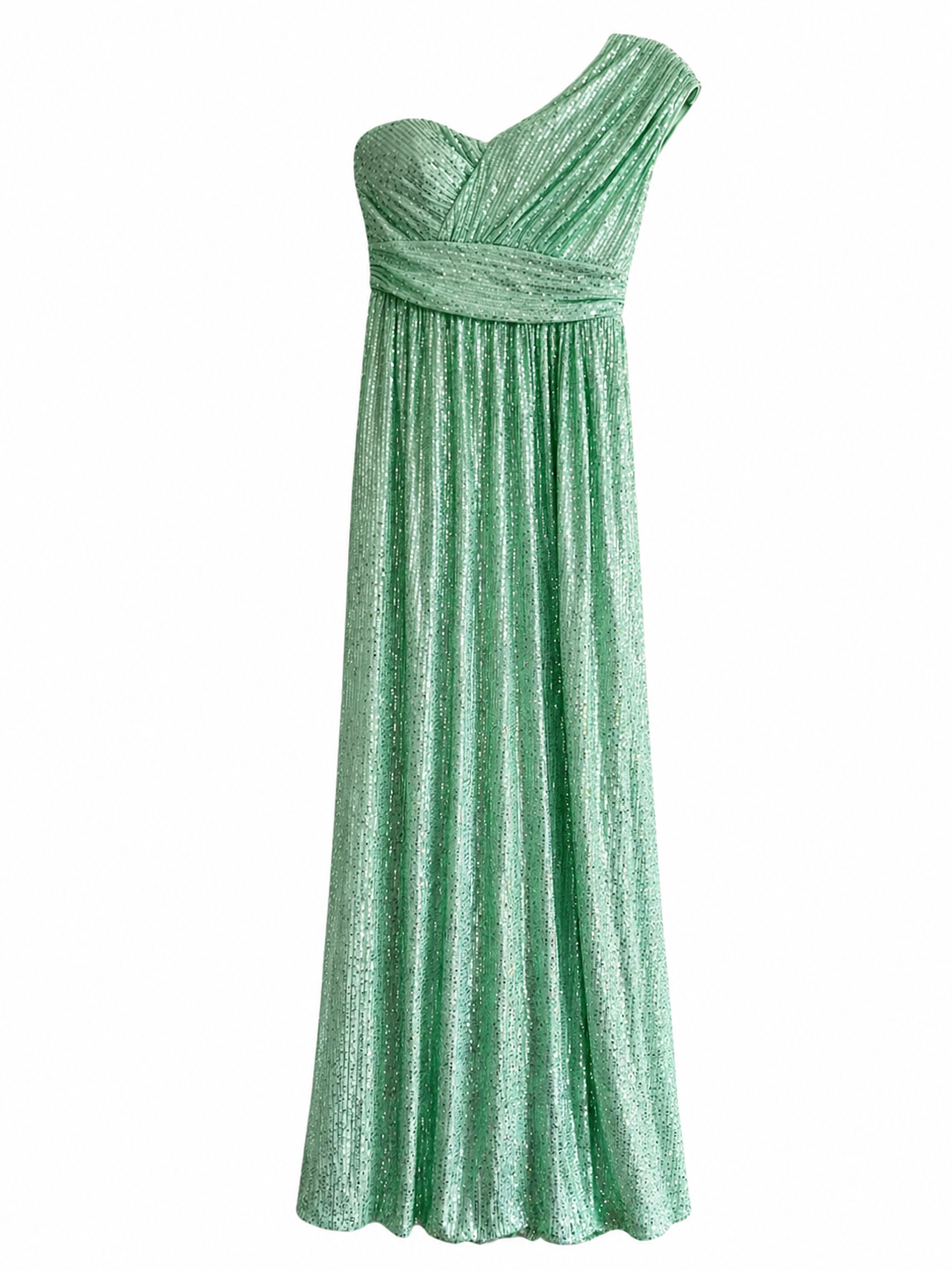 Vestido Verde Menta Lentejuela