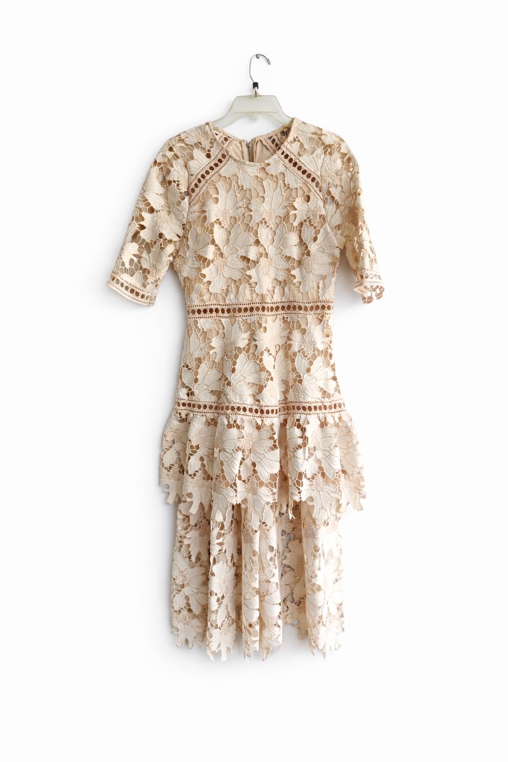 Vestido Blanco Encaje Bautizo