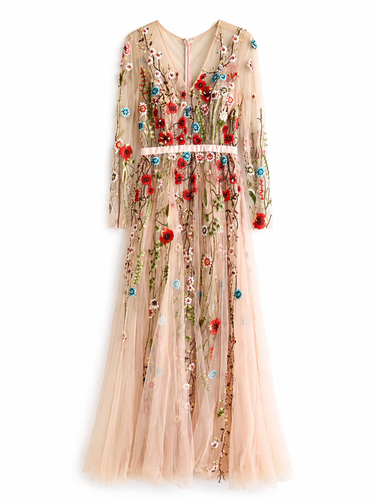 Vestido Floral Encaje